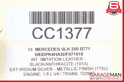 12-20 Mercedes R172 SLK250 Front Left Side Seat Belt Seatbelt Retractor OEM
