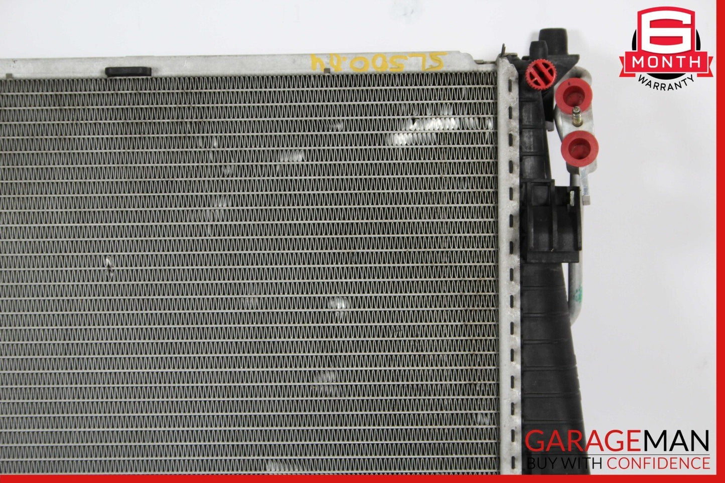 03-08 Mercedes R230 SL500 Engine Radiator A/C AC Air Condenser Oil Cooler Assy