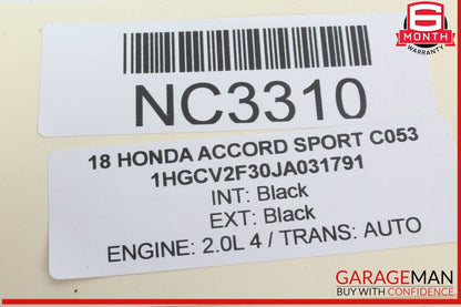 18-22 Honda Accord Sport Front Right Passenger Side AC A/C Air Vent Grille Grill