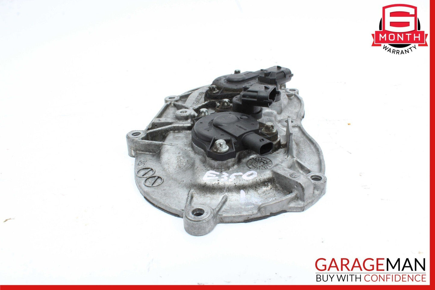 06-13 Mercedes W212 E350 S550 Front Right Engine Timing Chain Cover Plate OEM