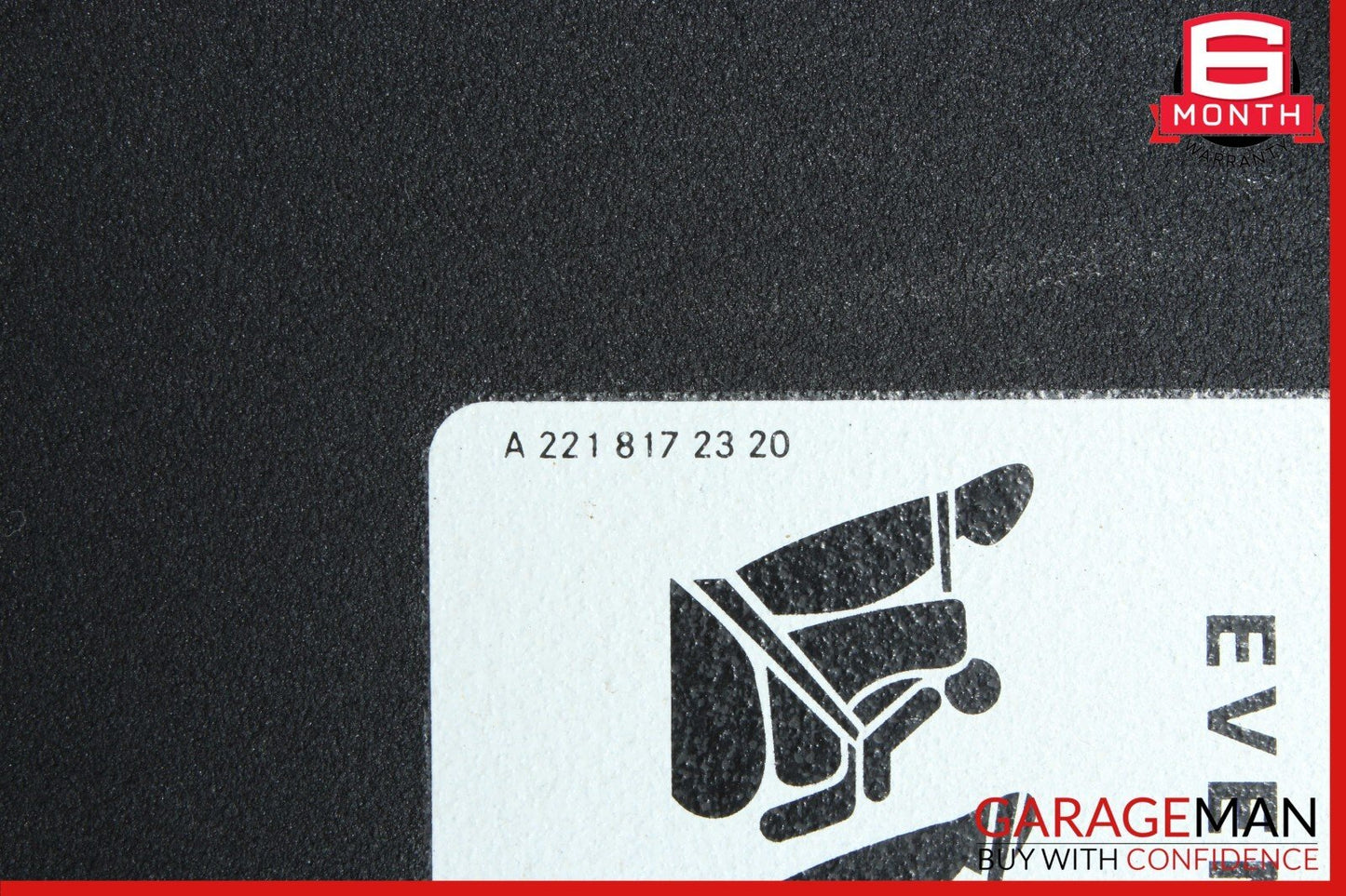 08-14 Mercedes W204 C250 C350 Front Left Side Sun Visor Sunvisor Shade Cover OEM