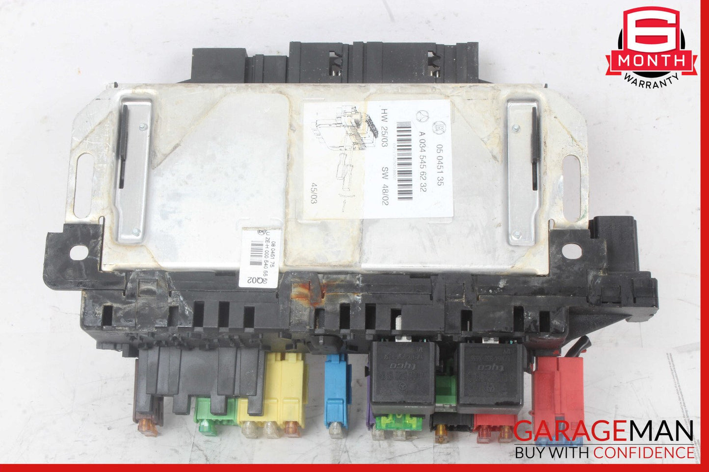 03-12 Mercedes R230 SL500 SL55 AMG Rear SAM Fuse Box Relay Module OEM