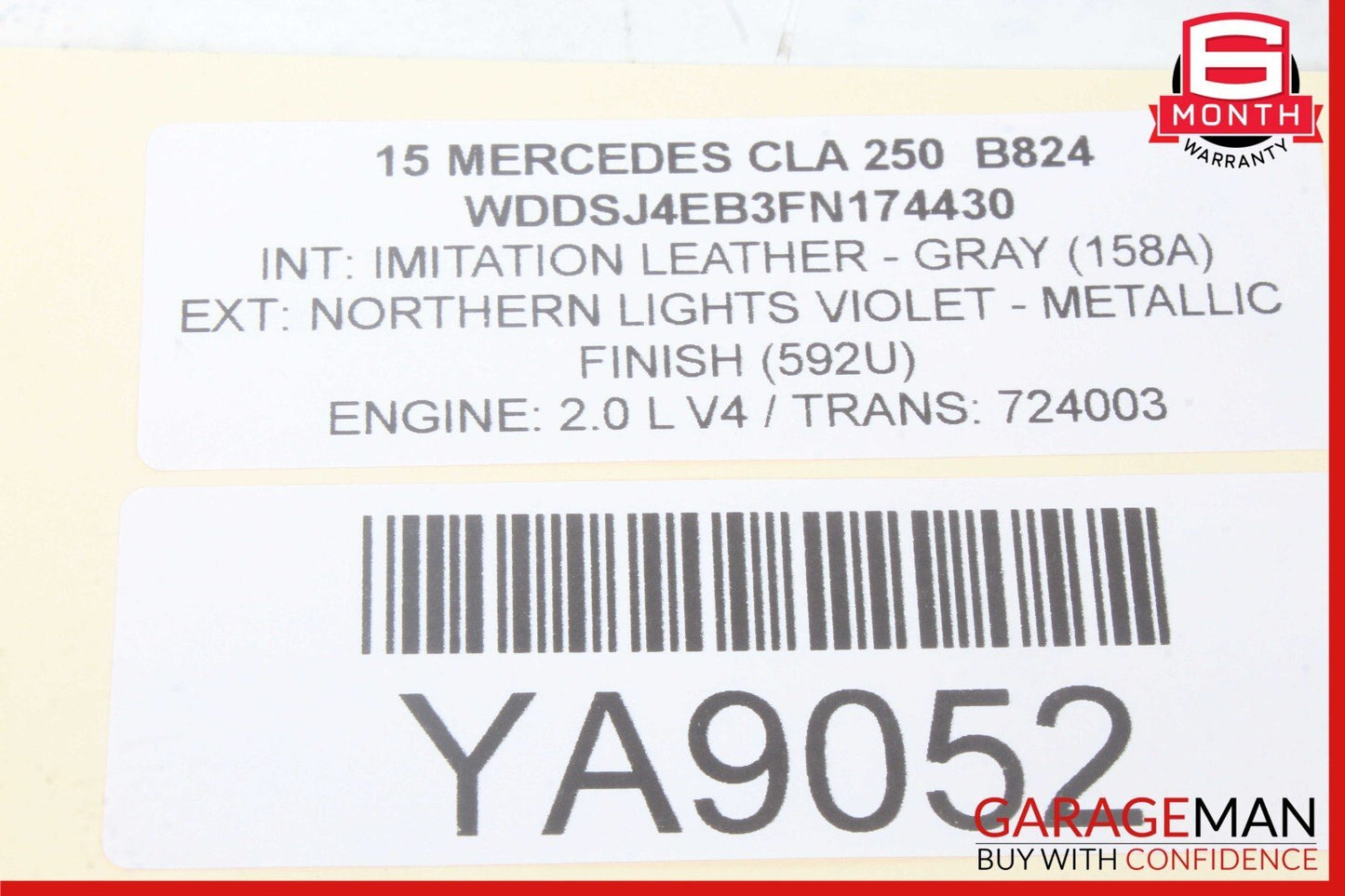 14-20 Mercedes W117 CLA250 Rear Left or Right Suspension Lower Control Arm OEM