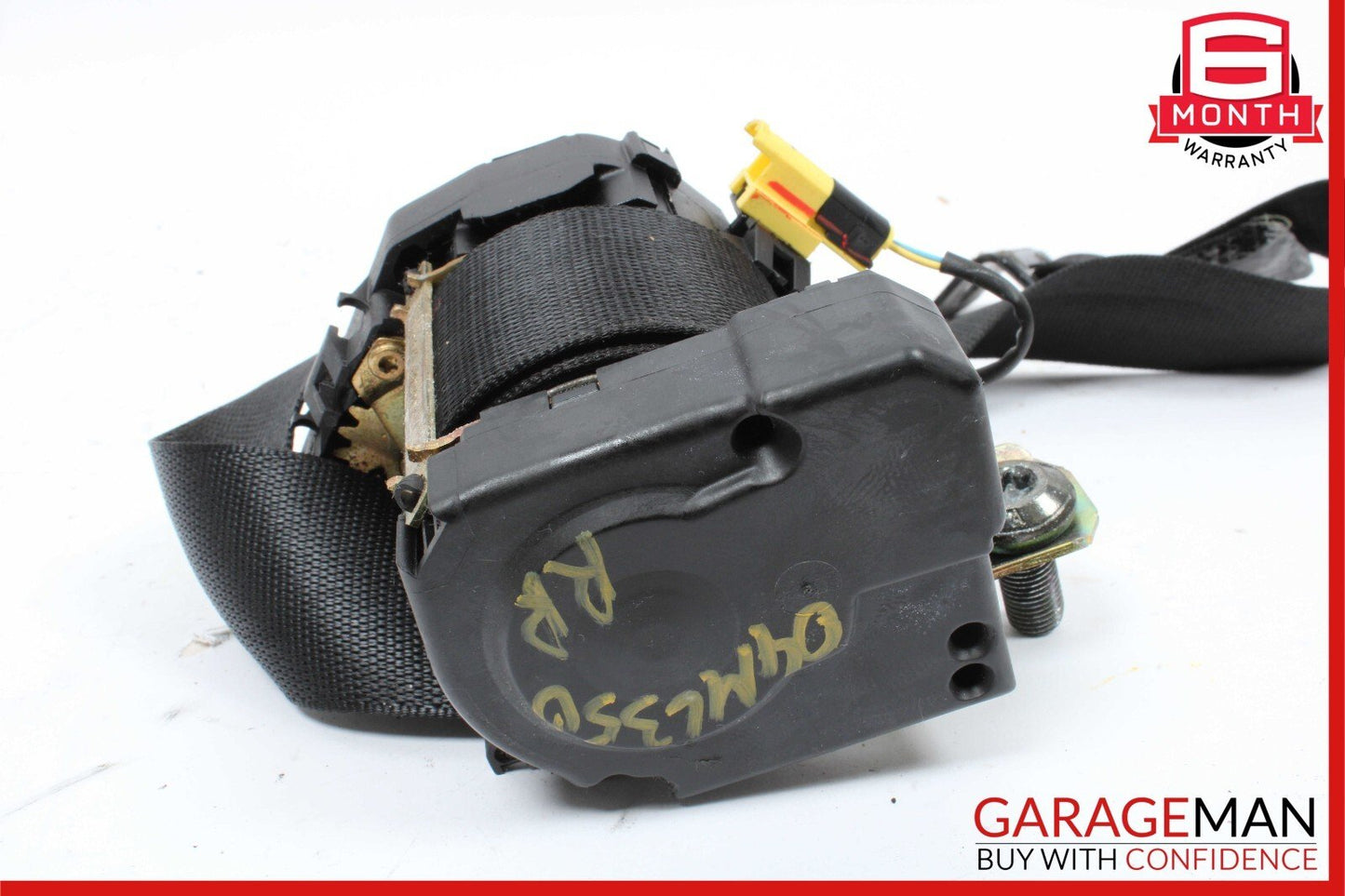98-05 Mercedes W163 ML320 Rear Right Side Seat Belt Seatbelt Retractor Black