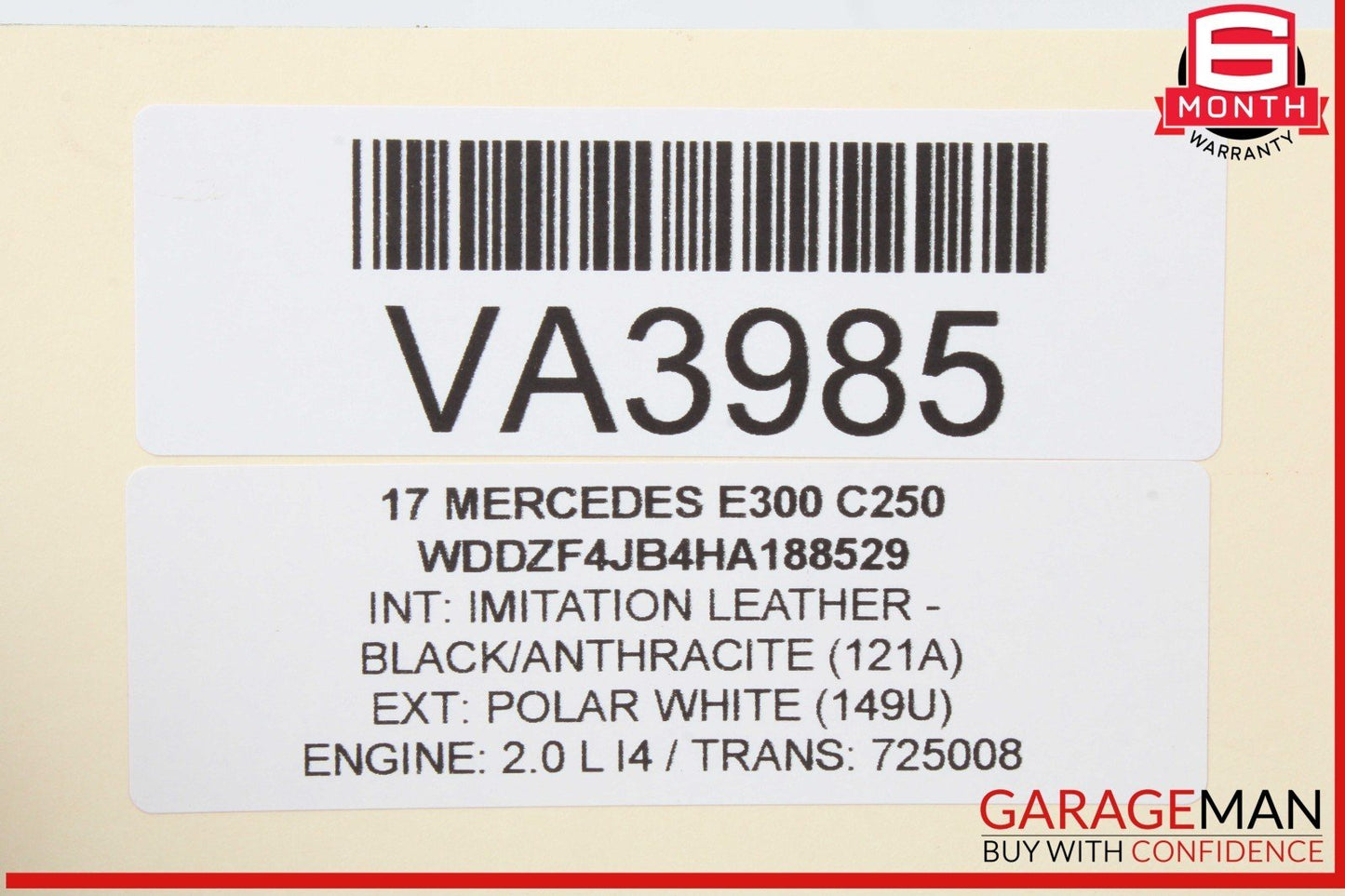 15-20 Mercedes W213 E300 C300 GLC350e M274 2.0L ECU ECM Engine Control Module