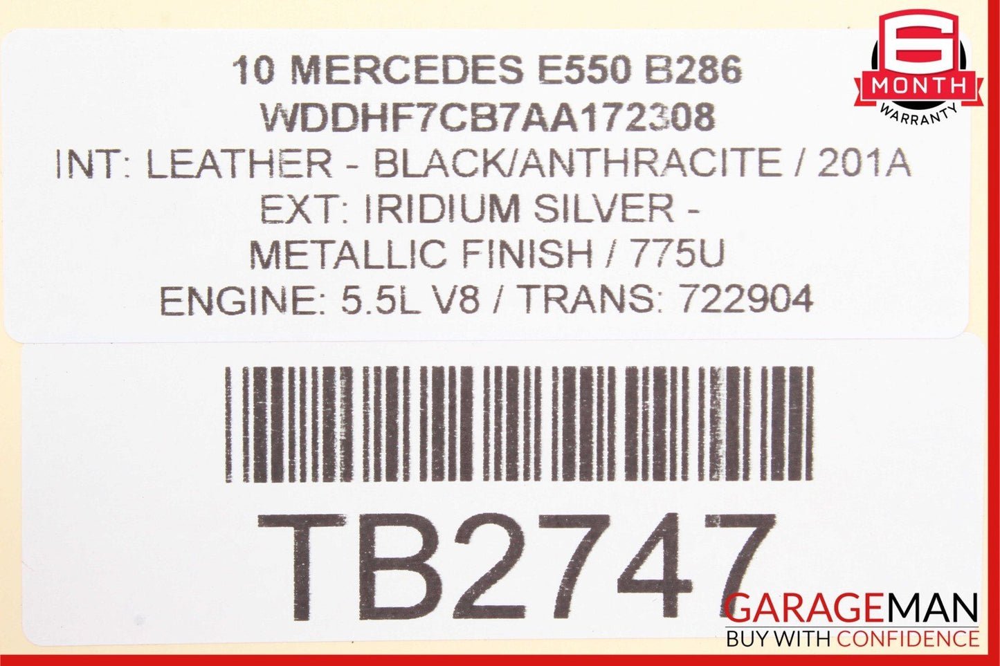 08-14 Mercedes W212 E550 C350 Rear Right Side Door Control Module OEM