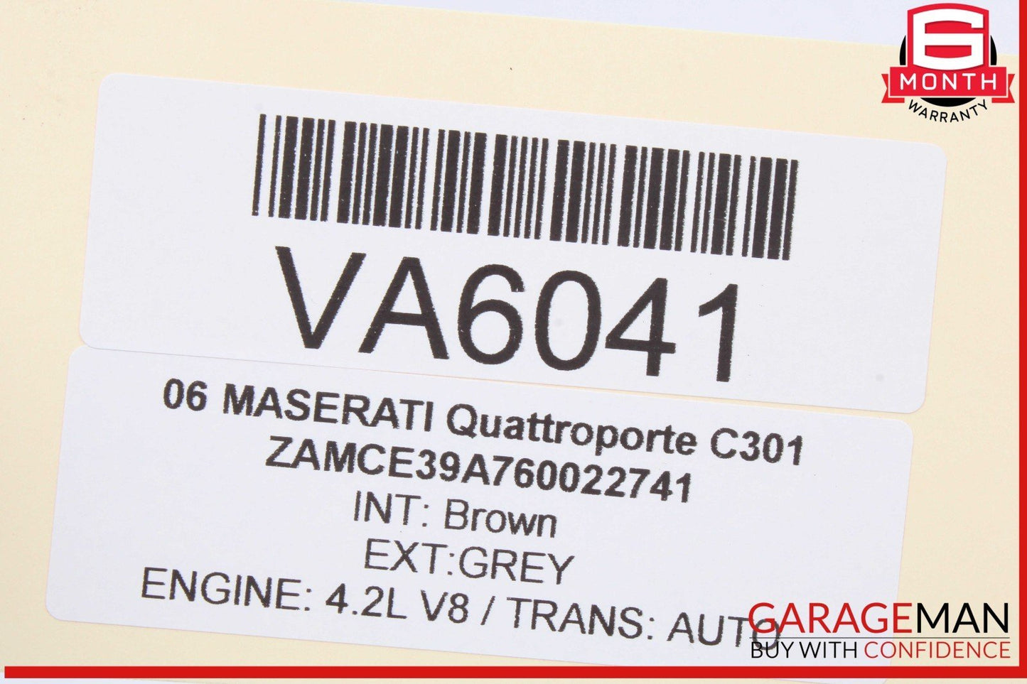 03-13 Maserati Quattroporte M139 Rear Left Side Window Regulator Motor OEM