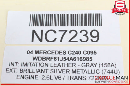 01-07 Mercedes W203 C240 C320 C32 AMG Front Left Side Lower Control Arm OEM