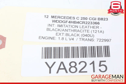 12-14 Mercedes W204 C250 AC A/C Climate Temperature Heater Switch Control Panel