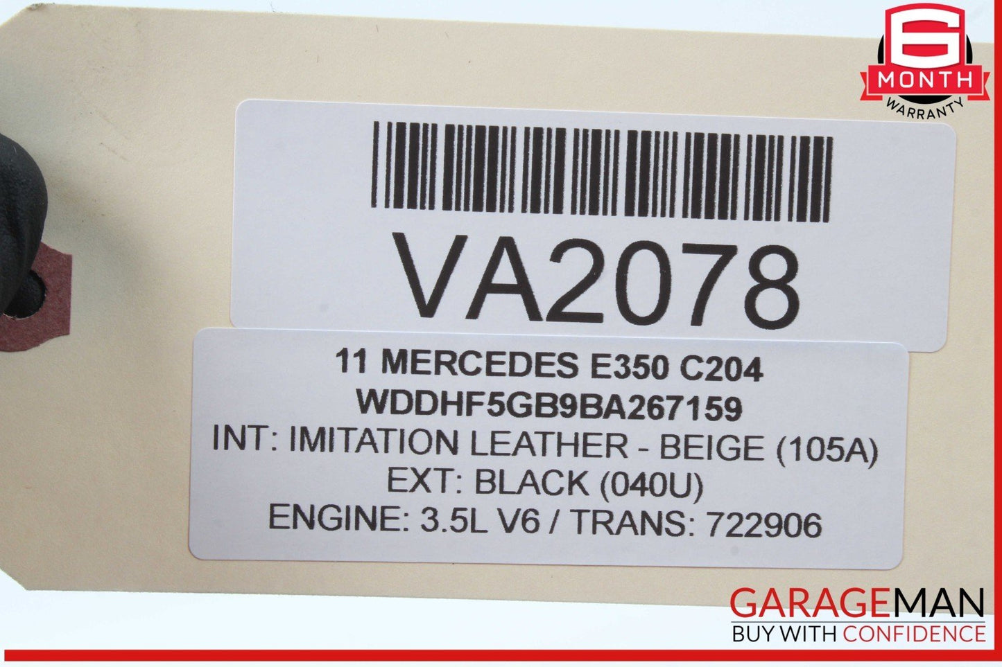 08-18 Mercedes W212 E350 C350 Rear Right Side Door Lock Latch Actuator OEM
