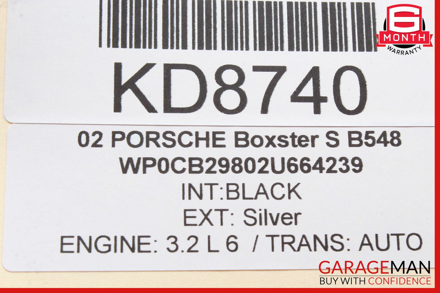 97-04 Porsche Boxster 986 Rear Trunk Lock Latch Actuator Mechanism Assembly OEM