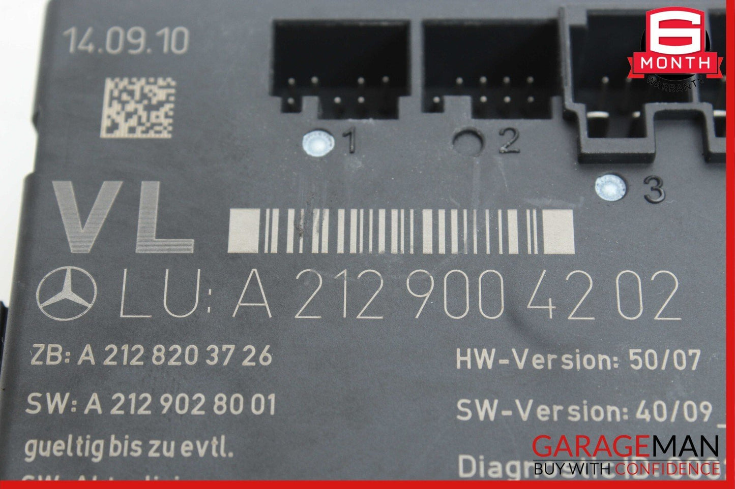 08-18 Mercedes E350 E400 C250 SLK350 Front Left Side Door Control Module OEM