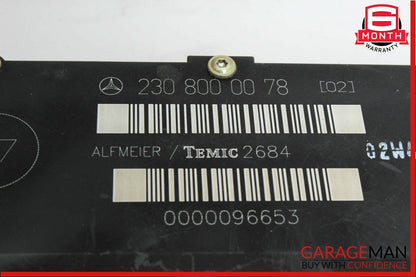 00-09 Mercedes CL55 AMG Front Right / Left Side Seat Control Valve Block Module