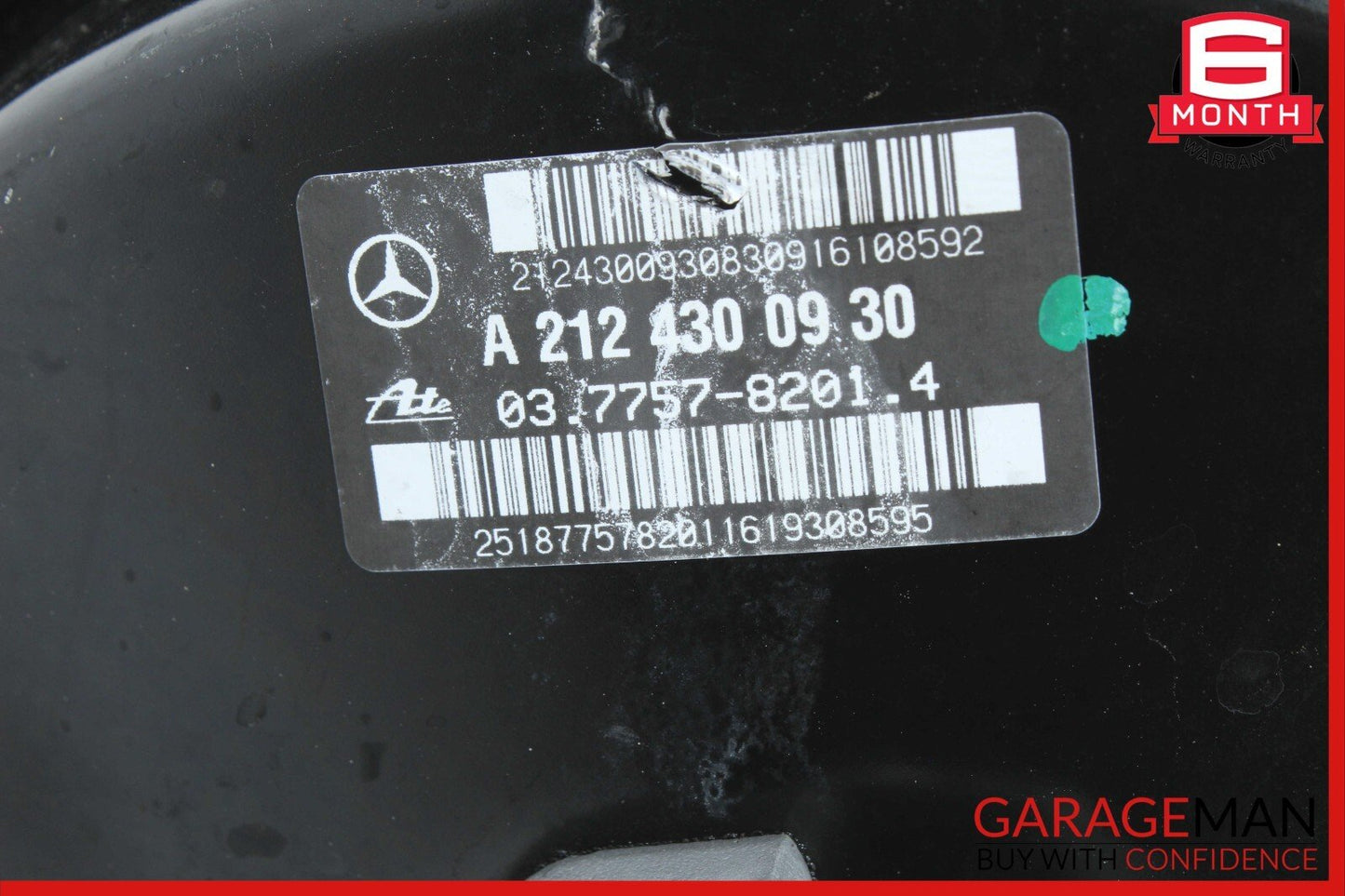 08-14 Mercedes W212 E350 C300 Power Brake Booster Master Cylinder Reservoir OEM