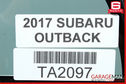 15-18 Subaru Outback Front Right Passenger Side Door Quarter Window Auto Glass