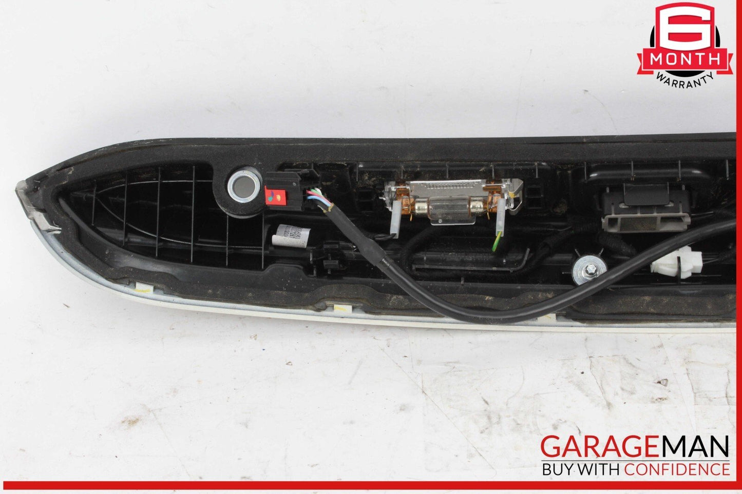 14-17 Maserati Ghibli Rear Trunk Lid Finisher Trim Light Bar w/ Camera OEM