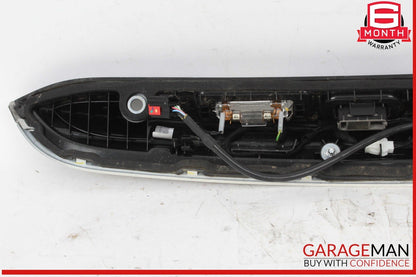 14-17 Maserati Ghibli Rear Trunk Lid Finisher Trim Light Bar w/ Camera OEM