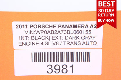 10-15 Porsche Panamera Front Center Console Dash Cupholder Compartment Assy A28