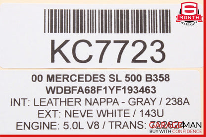 96-02 Mercedes CL500 SL500 S420 CLK430 Yaw Turn Rate Accelerator Sensor