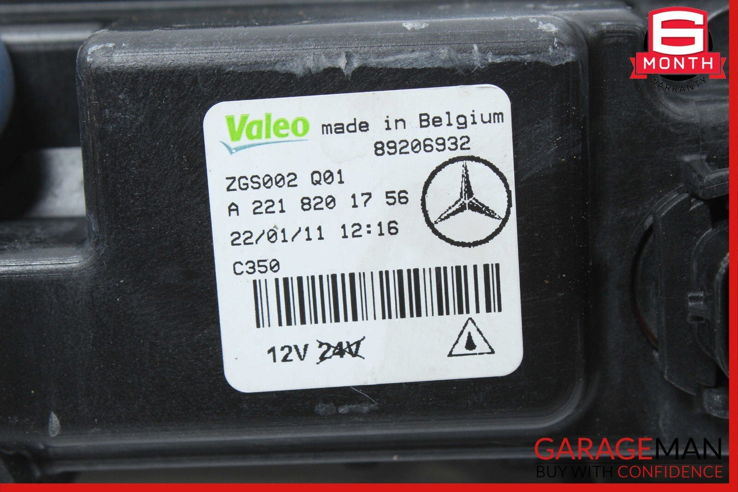 10-13 Mercedes W221 S550 Front Left Side Daytime Running Light Lamp Fog Lamp OEM