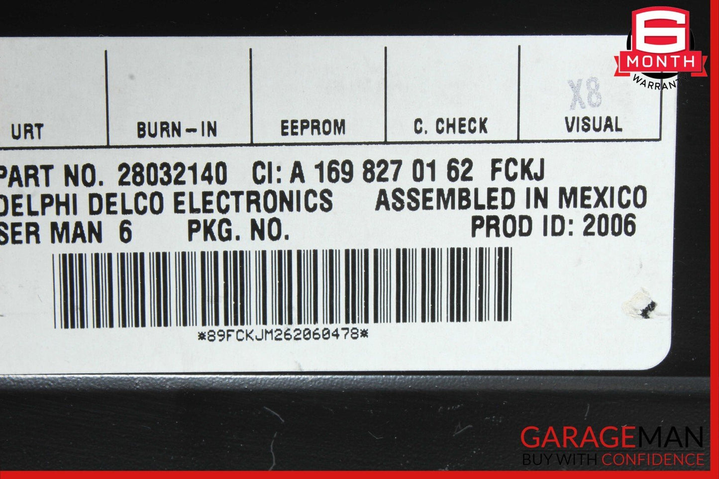 03-12 Mercedes SL500 E350 CLS500 E63 AMG Sirius Satellite Radio Receiver Module