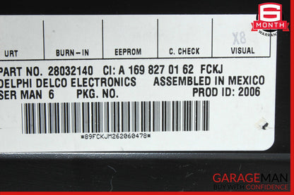 03-12 Mercedes SL500 E350 CLS500 E63 AMG Sirius Satellite Radio Receiver Module