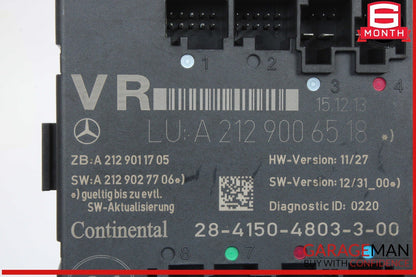 08-18 Mercedes W204 C250 Front Right Passenger Side Door Control Module OEM