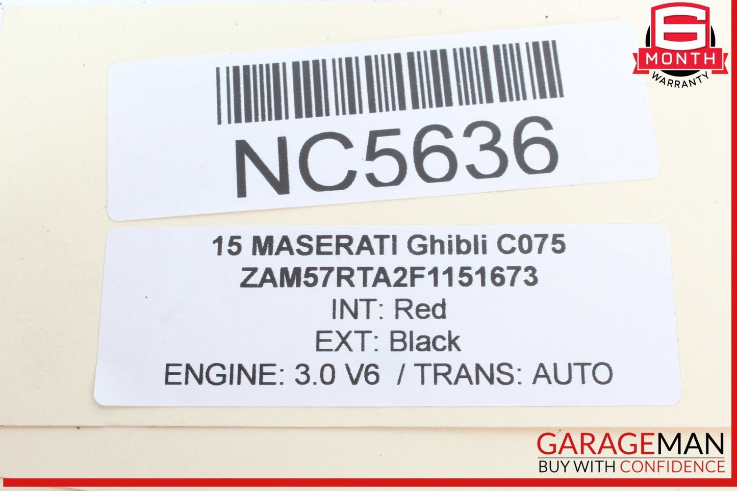 14-17 Maserati Ghibli Rear Left Driver Side Axle CV Half Shaft OEM