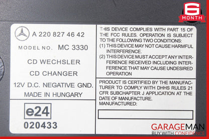 03-08 Mercedes W203 C320 SL600 CL55 S55 AMG 6 Disk CD Changer Player MC3330 OEM