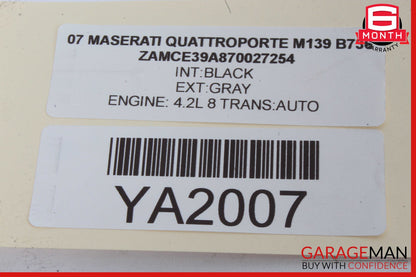 03-08 Maserati Quattroporte M139 Front Center Console AC A/C Air Vent OEM