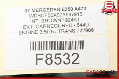 03-09 Mercedes W211 E350 Front Right Side Door Window Regulator Motor