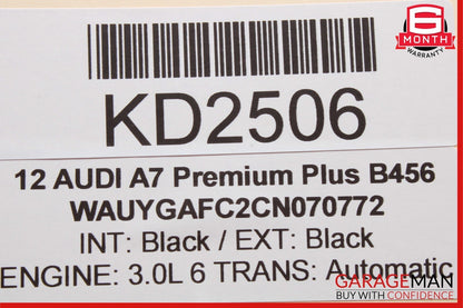 12-18 Audi A7 Head Light Headlight Switch Control Controller Module Unit OEM