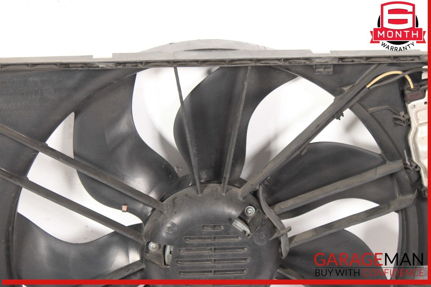 08-20 Mercedes W212 E350 C250 Engine Radiator Cooling Fan Motor Shroud Assy OEM