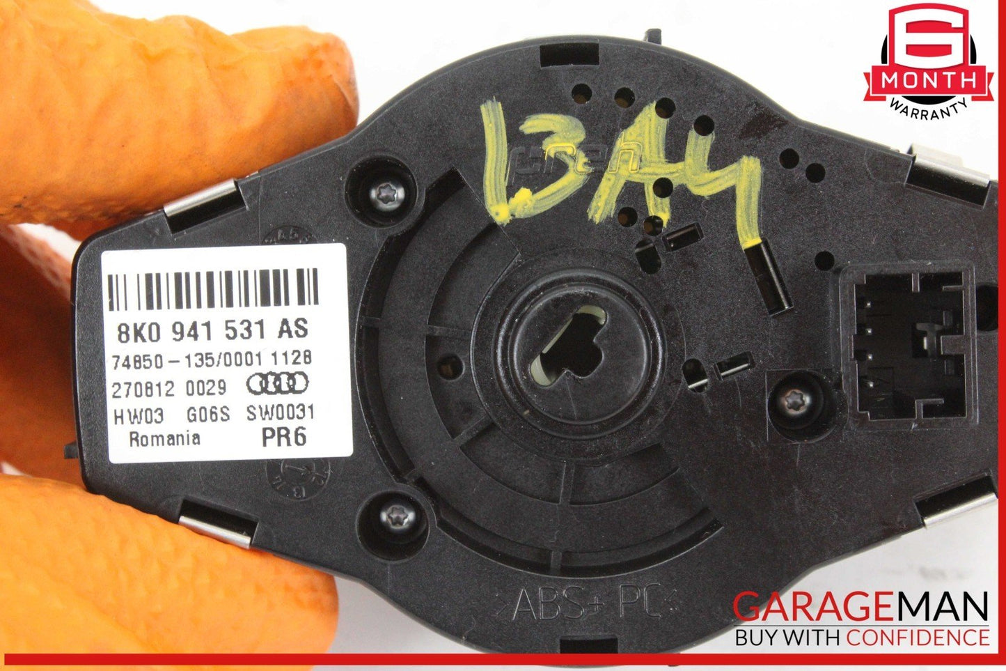 2009-2016 Audi A4 Headlight Fog Light Switch Control Module 8K0941531AS Genuine