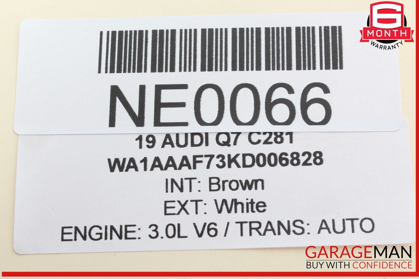 17-24 Audi Q7 Front Right Passenger Side Door Control Module Unit 4M0959792H OEM