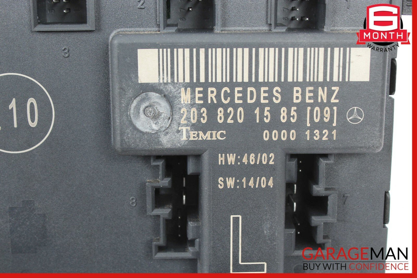 01-07 Mercedes W203 C230 C350 Front Left Driver Side Door Control Module Unit