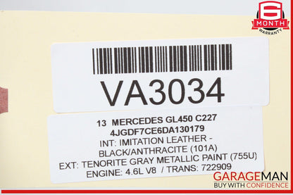 13-19 Mercedes X166 GL450 Engine Mount Right Side w/ Support Bracket OEM