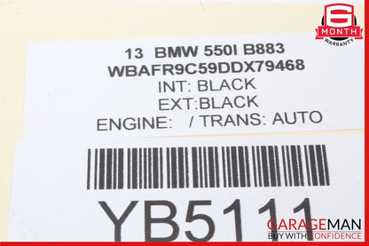 11-16 BMW 528i 535i 550i Front / Rear Left Driver Side Power Window Motor Unit
