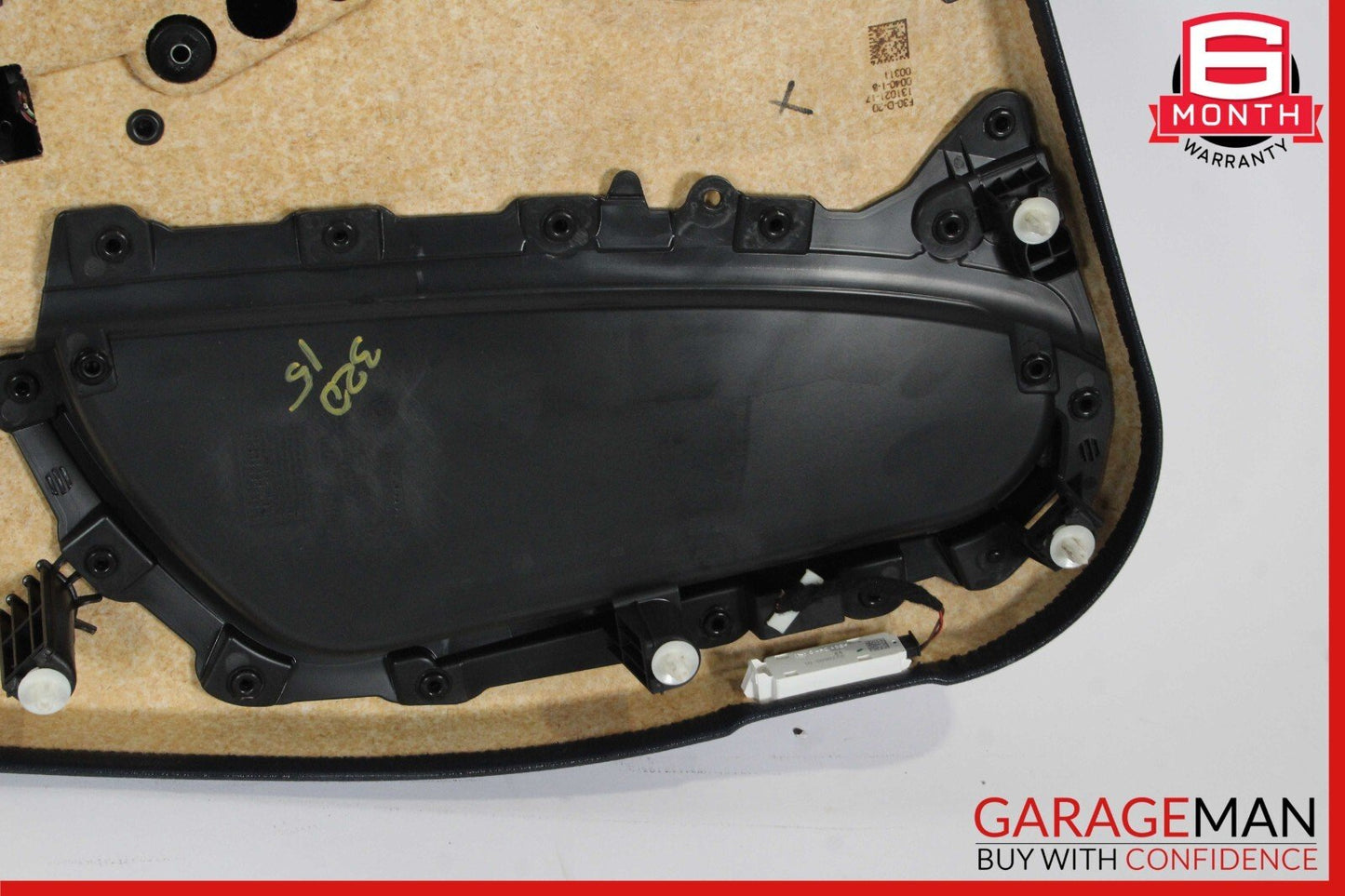 12-18 BMW 320i F30 Rear Right Side Interior Door Trim Panel Cover Assembly OEM