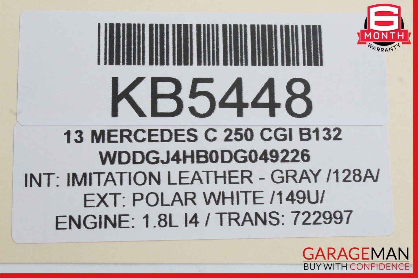 08-17 Mercedes W212 E350 C300 C350 Trunk Lid Latch Lock Actuator 2047500185 OEM