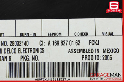 03-11 Mercedes SL500 CLS550 E550 Sirius Satellite Radio Receiver Module Unit OEM