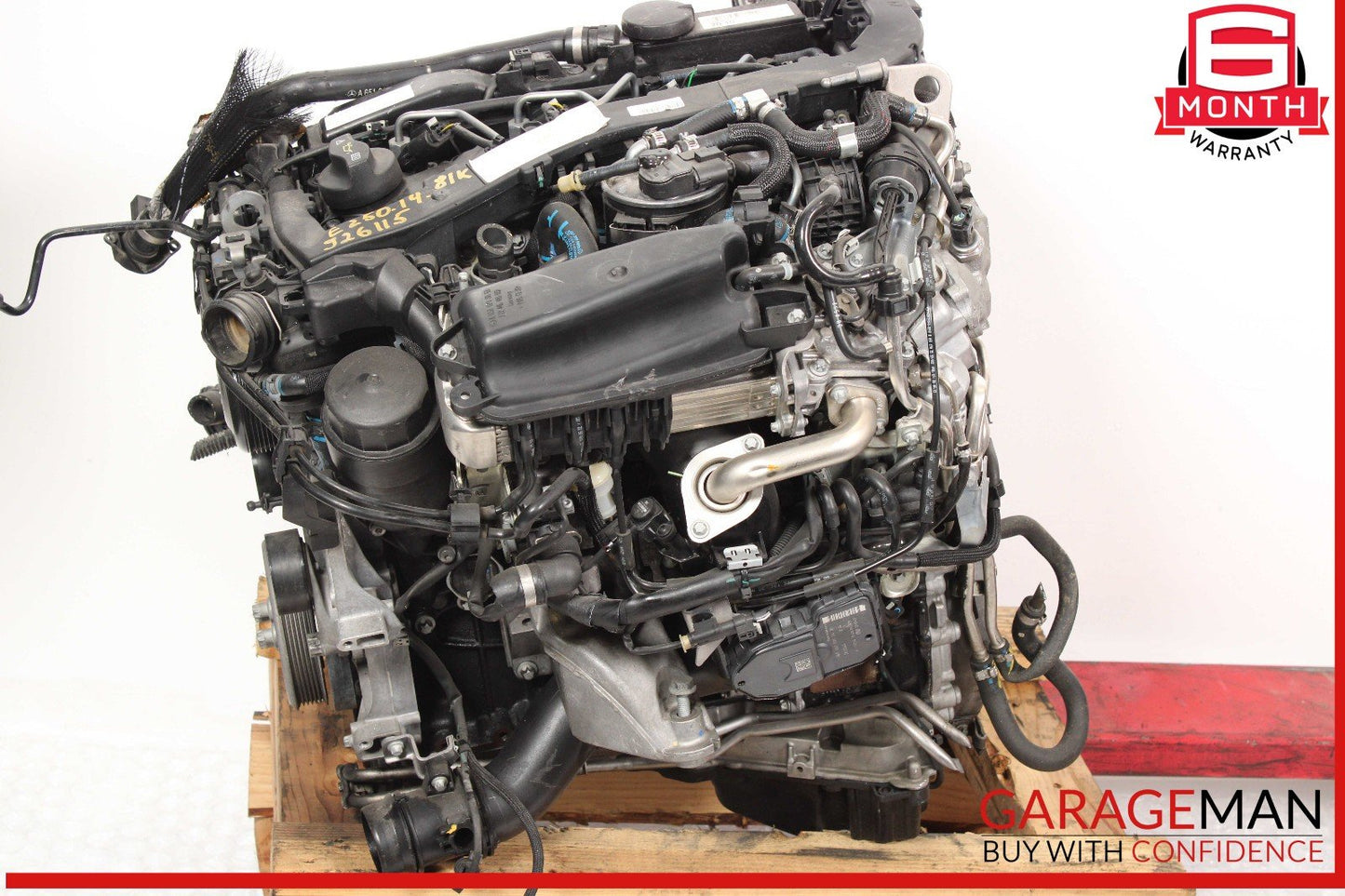 14-16 Mercedes W212 E250 Bluetec 2.1L Complete Engine Motor Block Assy OEM 81k