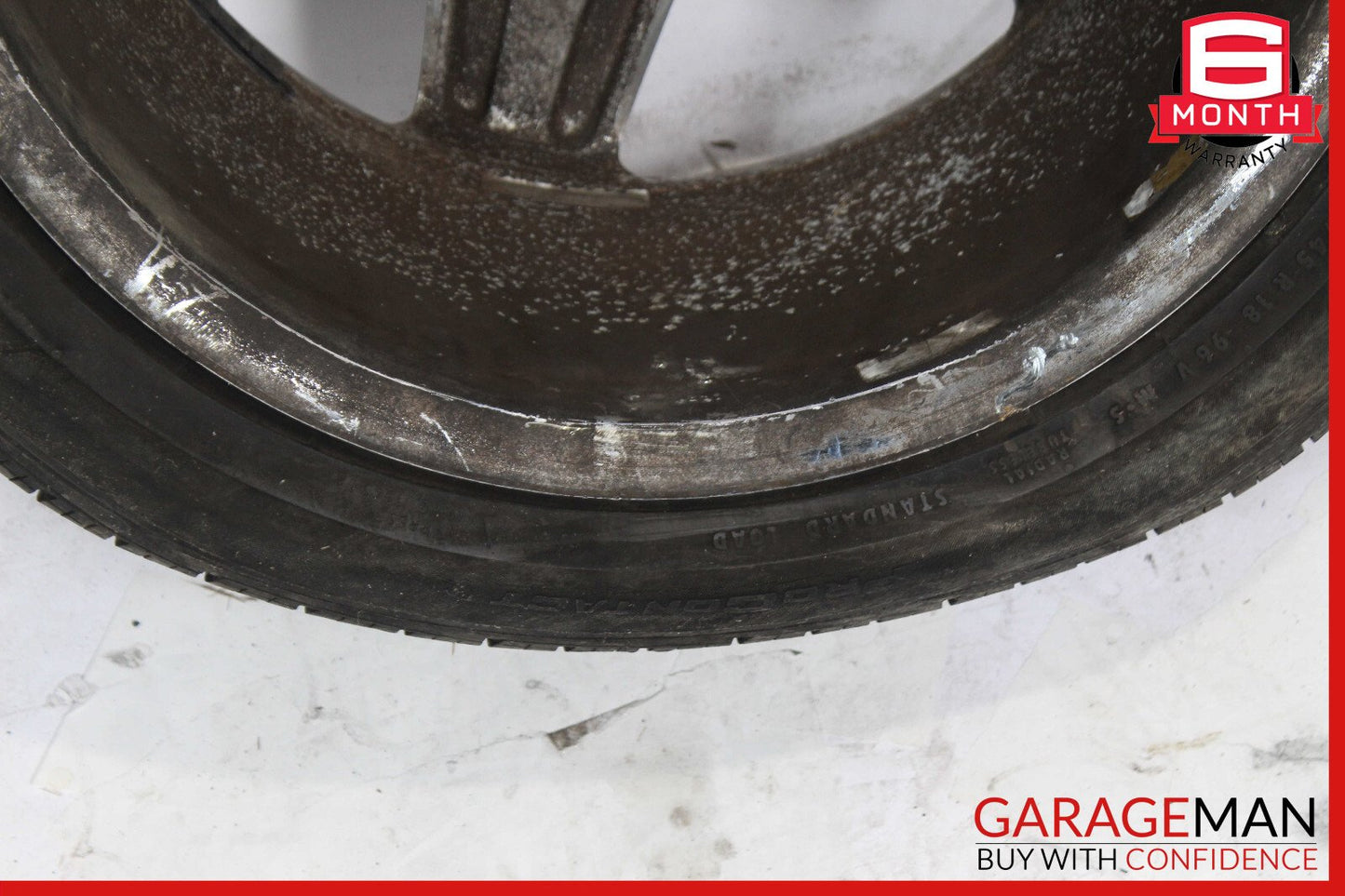 00-06 Mercedes W220 S430 CL500 9 X R18 18" Rear Wheel Rim 2204013702 OEM
