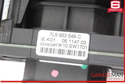 03-10 Porsche Cayenne 955 Steering Column Control Switches Assembly Black OEM