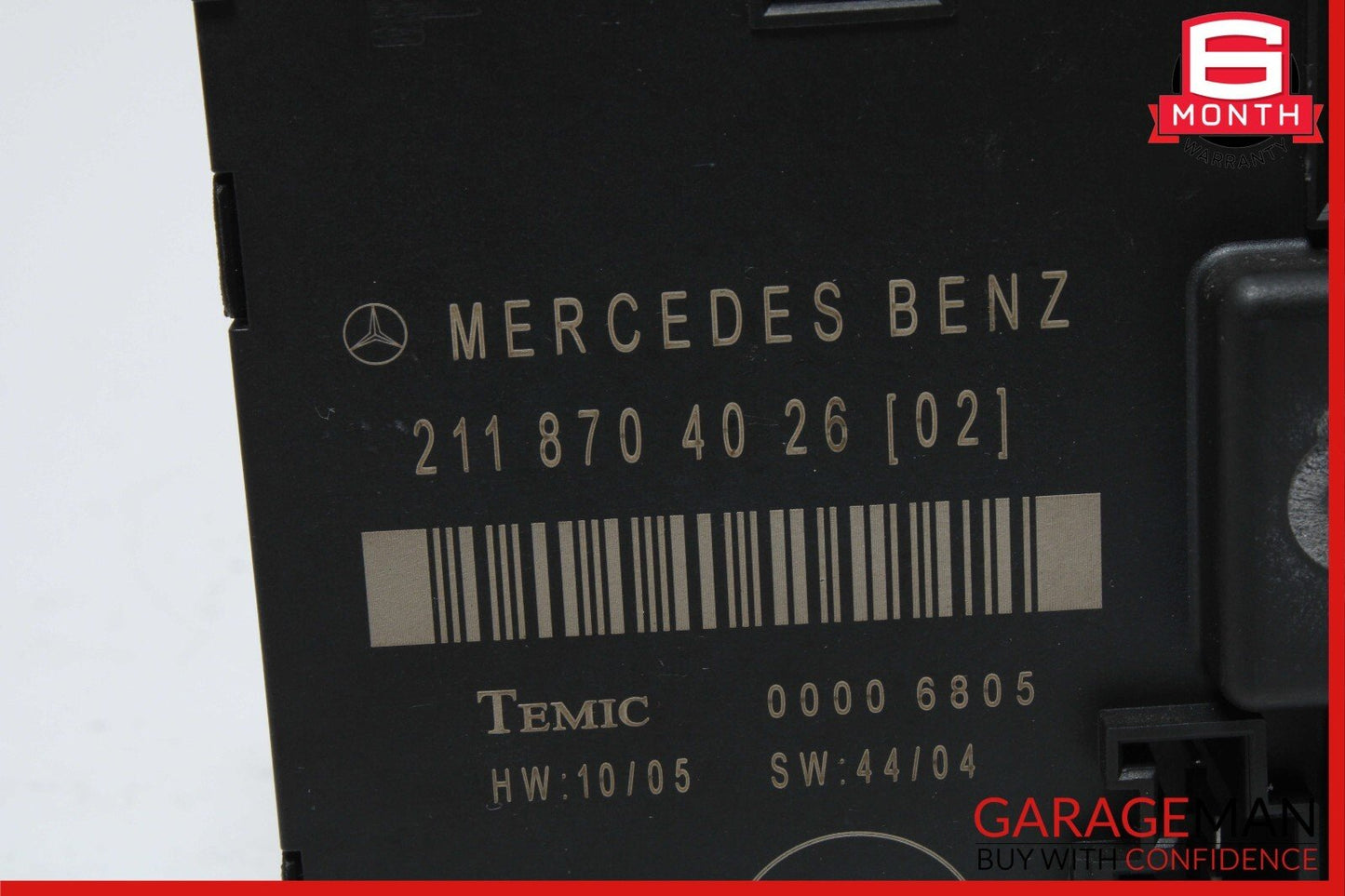 03-09 Mercedes W211 E350 E500 E550 Door Control Module Unit Rear Left Side