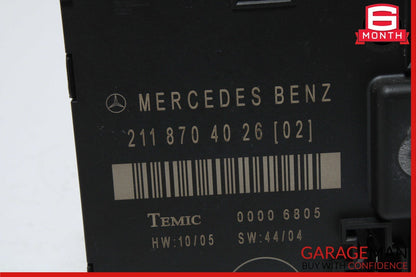 03-09 Mercedes W211 E350 E500 E550 Door Control Module Unit Rear Left Side