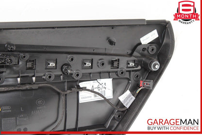 13-17 Audi Q5 Rear Left Driver Side Interior Door Panel OEM