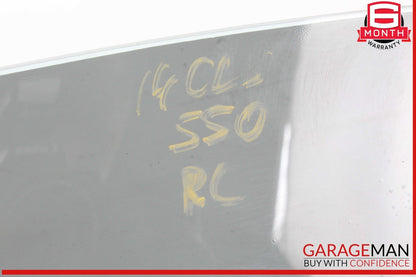 12-18 Mercedes W218 CLS550 Rear Left Driver Side Quarter Door Window Glass OEM