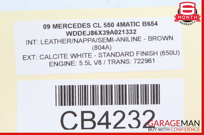 07-14 Mercedes W216 CL550 CL600 Front Right Side Door Tweeter Speaker Cover OEM