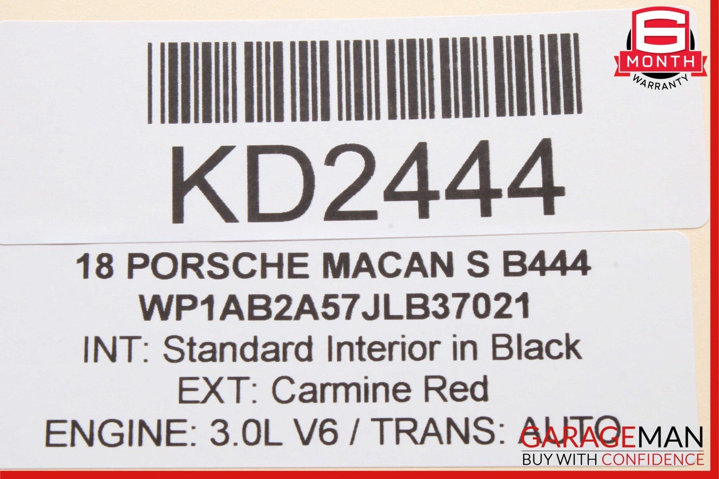 15-18 Porsche Macan Light Range Control Module Unit 7PP907357K OEM
